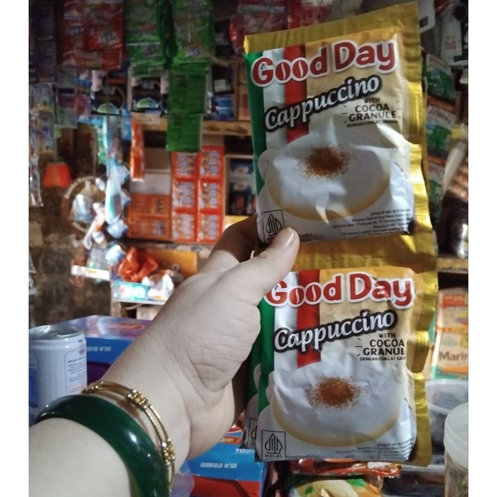 Good Day Cappuccino, kopi sasetan, kopi saset, kopi instant, kopi susu