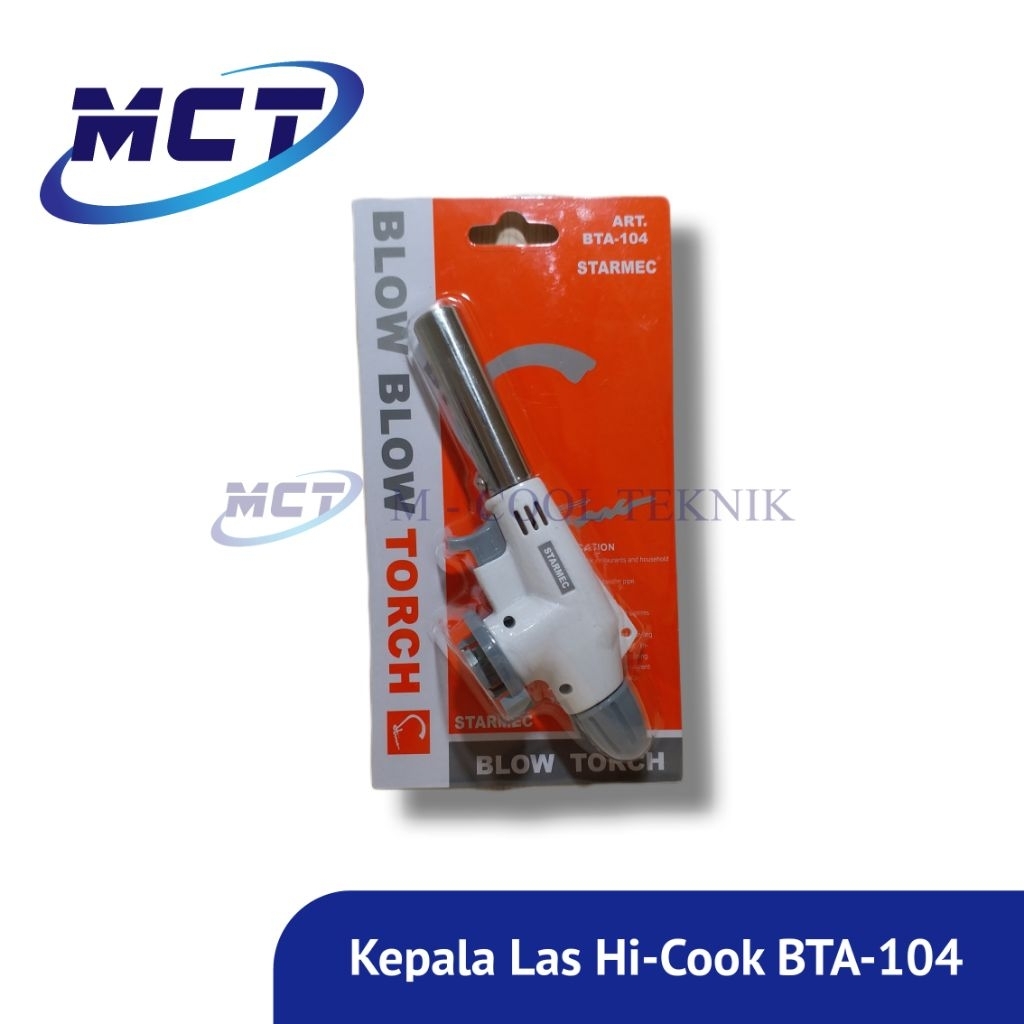 Torch Flame Gun Jet Otomatis / Kepala Las Gas Portable / Kepala hi cook BTA-104