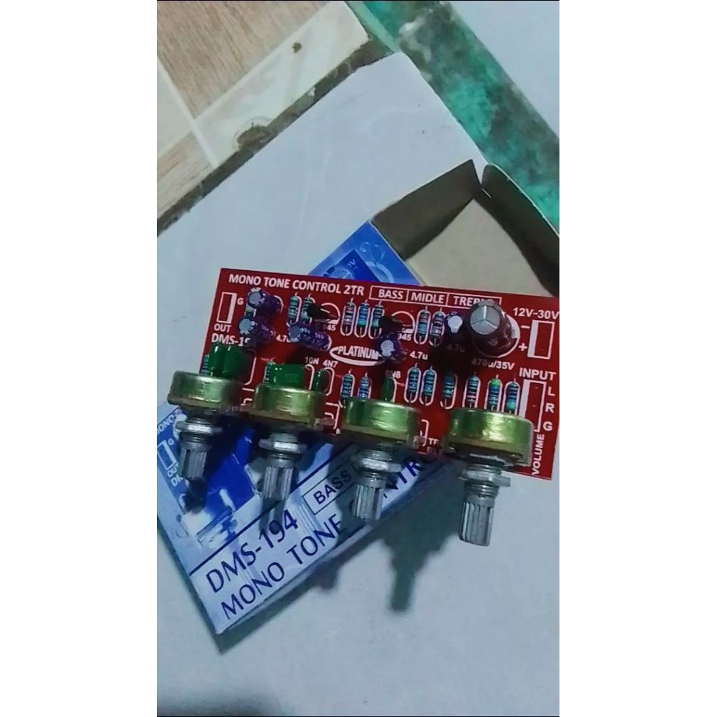 Tone control mono/,tone control middle 4 potensio