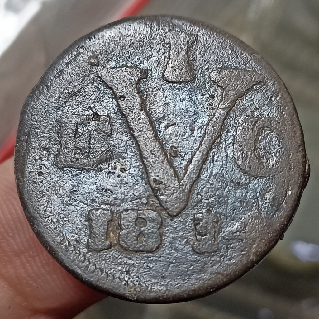 Koin Kuno Indonesia 1 Doit Java 1814 VEIC British East Indies