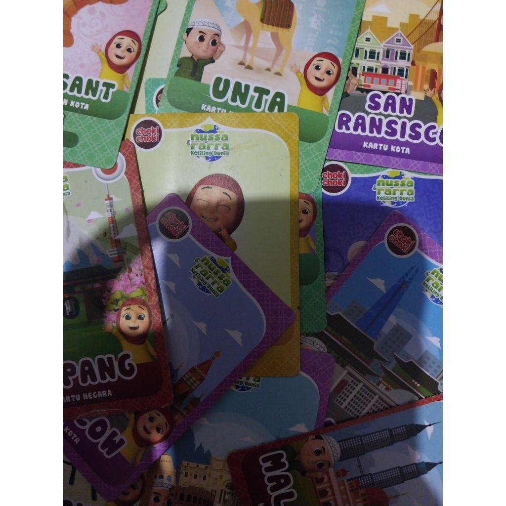 kartu choki choki nussa dan rara
