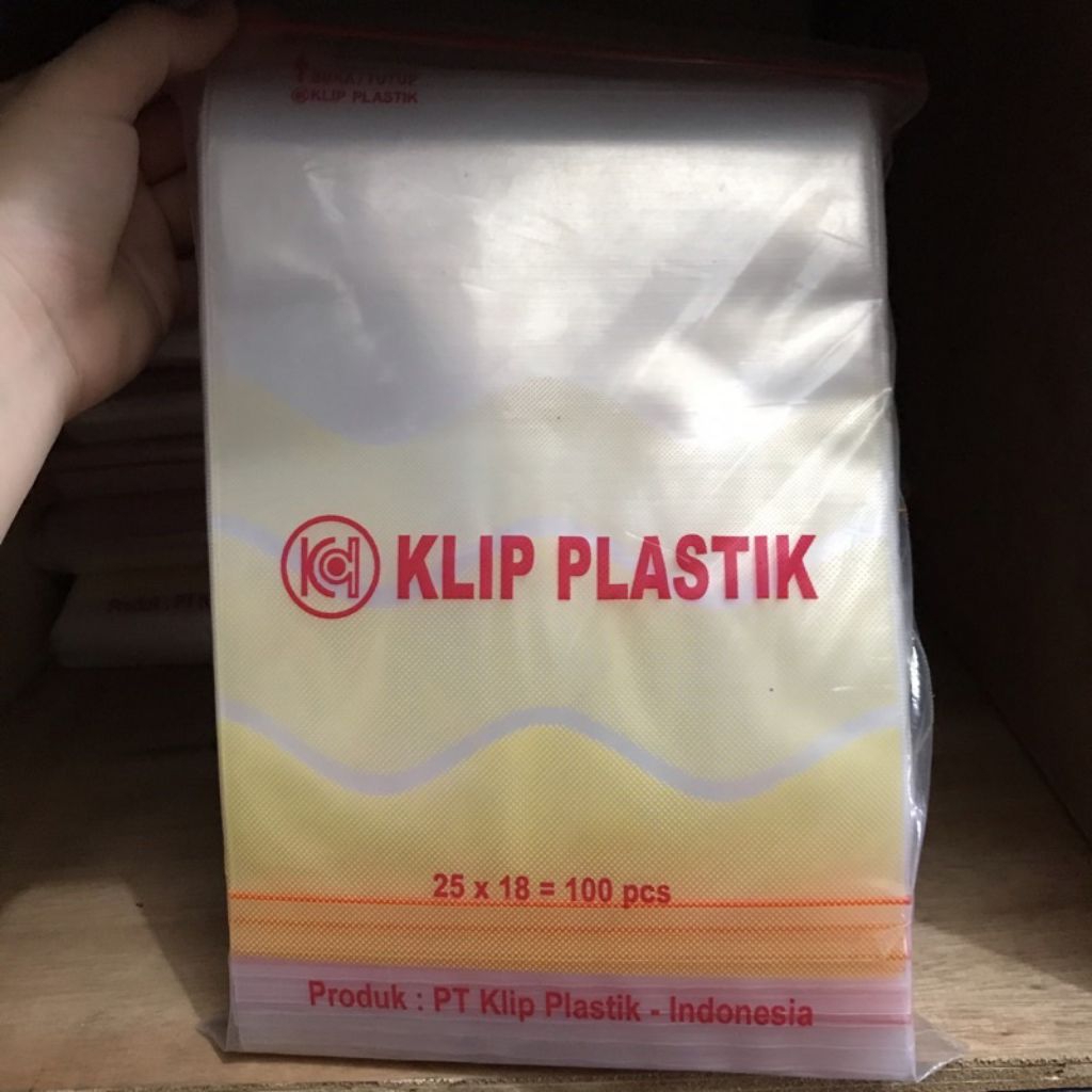 plastik klip 18x25 / 25x18 cocok untuk durian isi 100 lembar