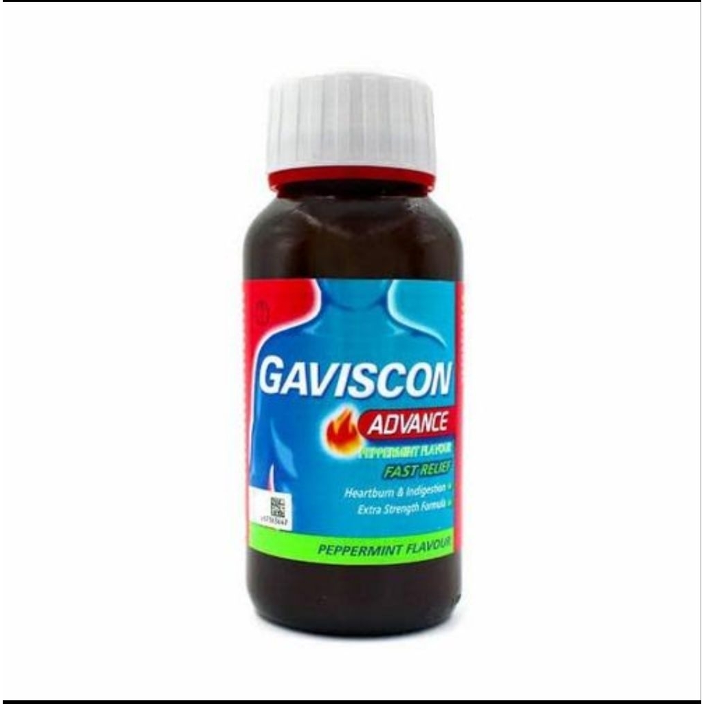 

MINUMAN ASAM LAMBUNG GAVISCON ADVANCE PEPPERMINT 150ML