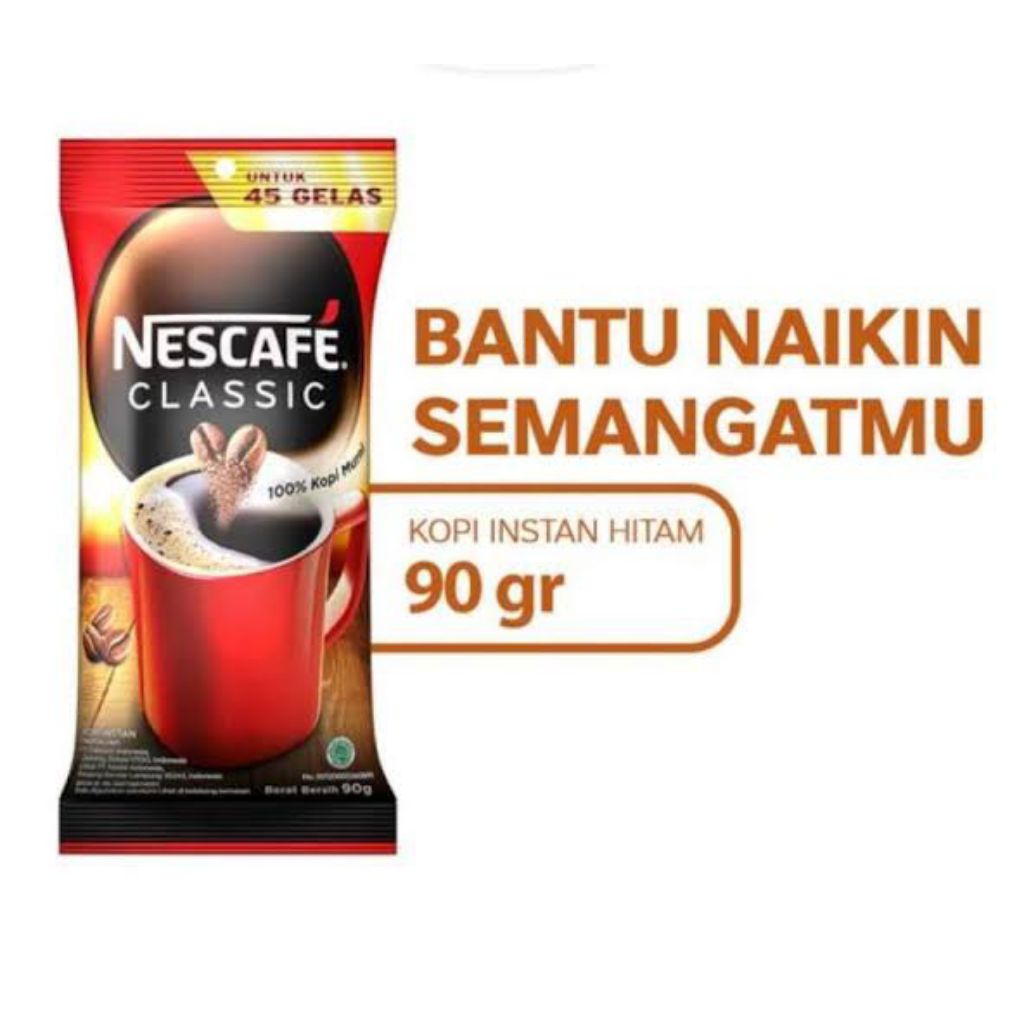 

[HARGA TERMURAH] NESCAFE CLASSIC Kopi Instan Shacet Bag 90r