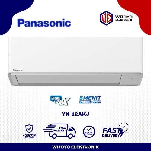 AC PANASONIC STANDARD NON INVERTER 1.5 PK YN12AKJ YN 12AKJ SIBIRU 1.5 PK Garansi resmi
