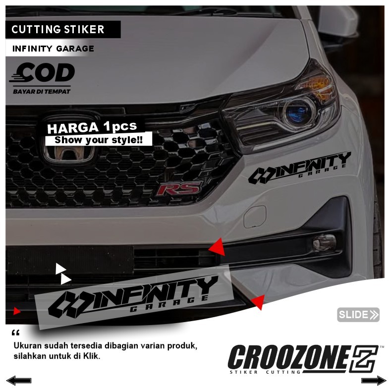 CUTTING STIKER INFINITY GARAGE