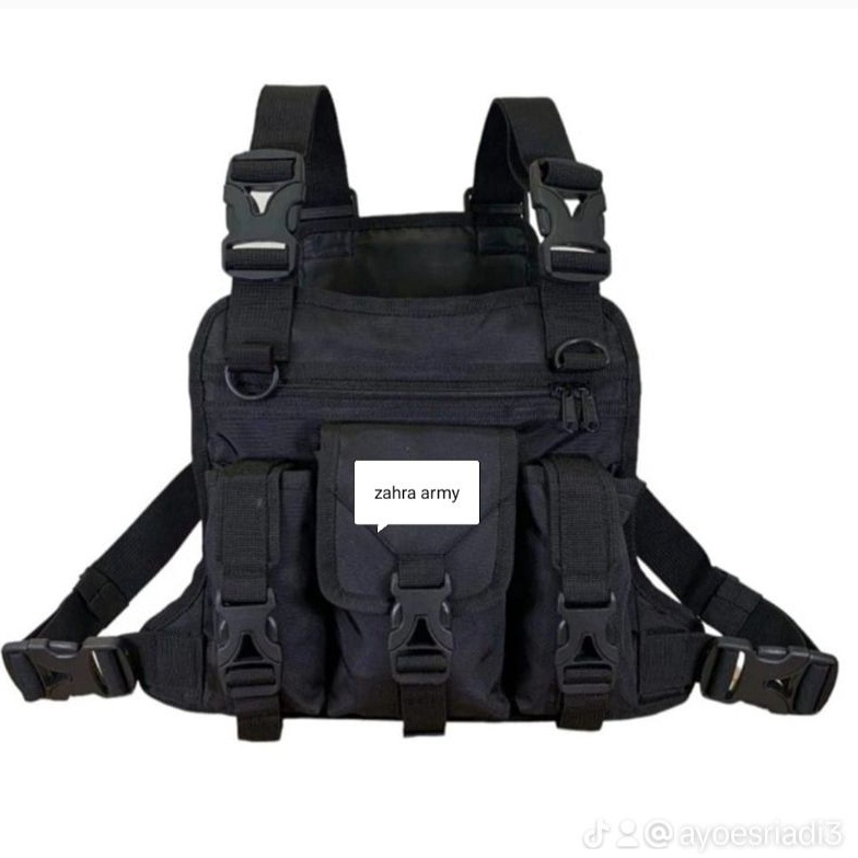 KODE G69Y Tas Dada Rompi Tactical Army
