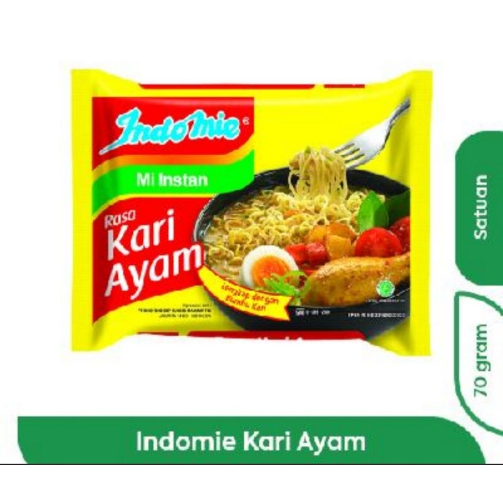 

INDOMIE MI INSTAN KARI AYAM 70gr