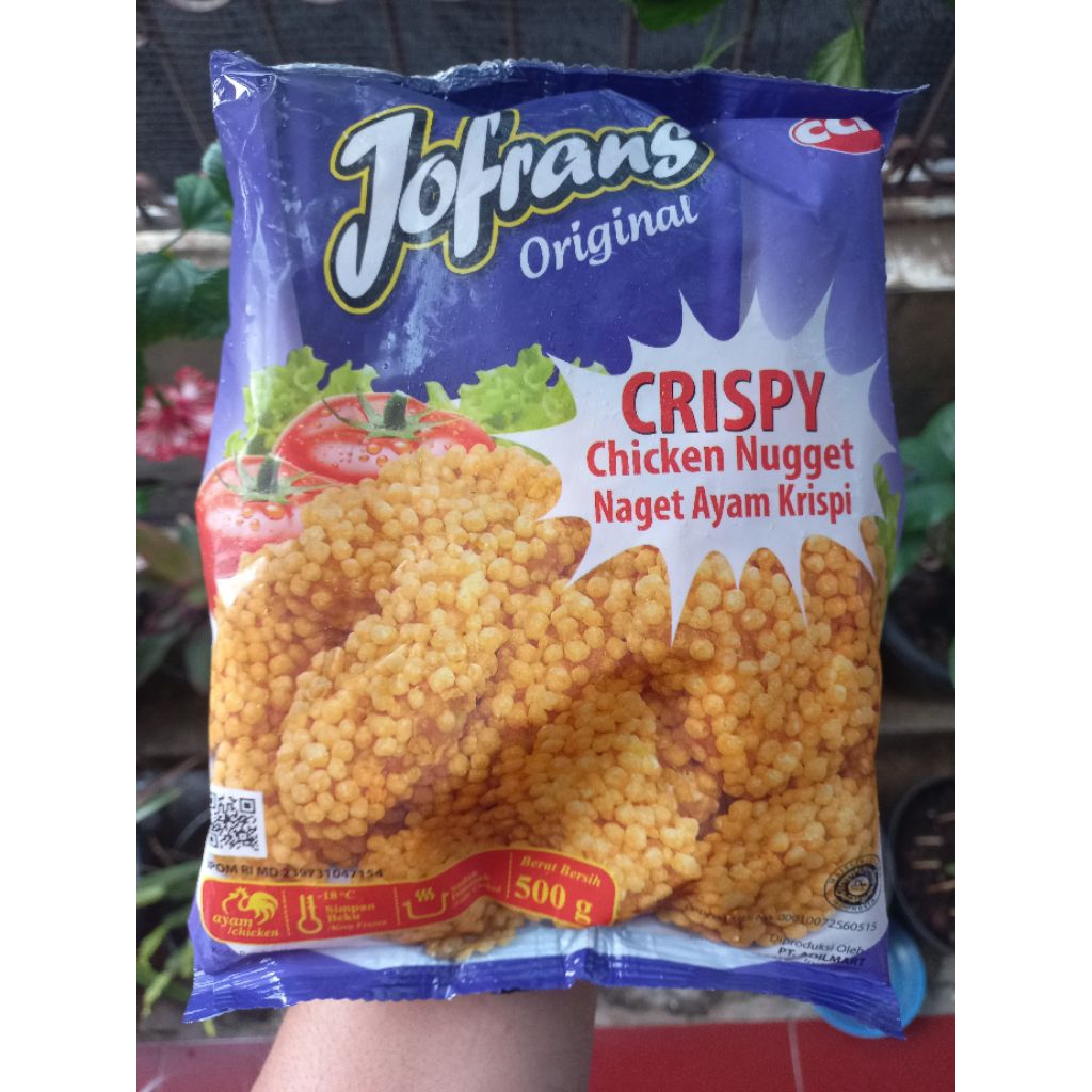 

Jofrans Chicken Nugget Crispy Kemasan 500gram