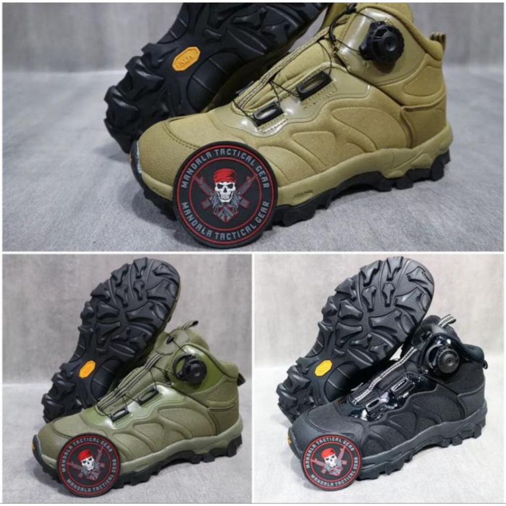 sepatu esdy tali putar
tactical / Sepatu tali putar esdy midle boots
