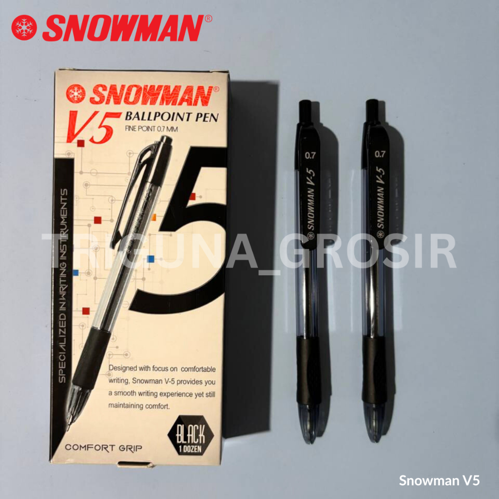 

RB Pulpen Snowman V5 0.7mm (12 pcs)