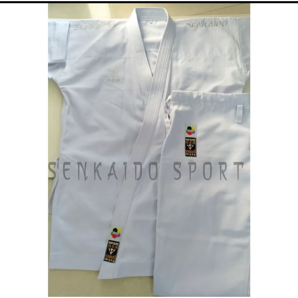 KARATE-GI KATA SENKAIDO ELITE LOGO SILVER