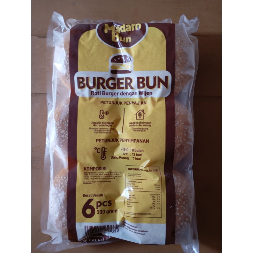 

Roti burger madam bun