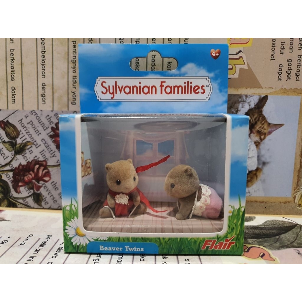 Sylvanian Families Rare - Beaver Twins