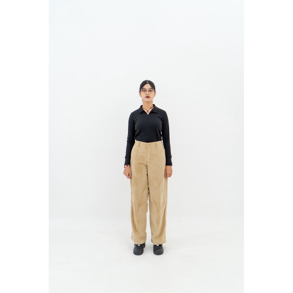HL Corduroy Pants S-XXL- Celana Panjang Corduroy Unisex (REALPICT)