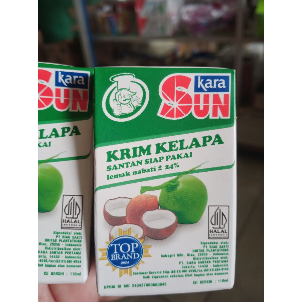 

SUN KARA santan instan (1pcs) kemasan 110ml
