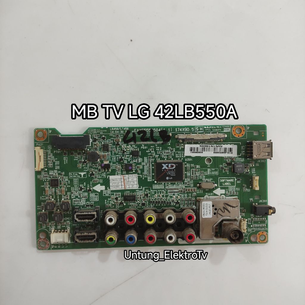 MB TV LED LG 42LB550A MAINBOARD-MOTHERBOARD MESIN TV LED LG 42LB550A