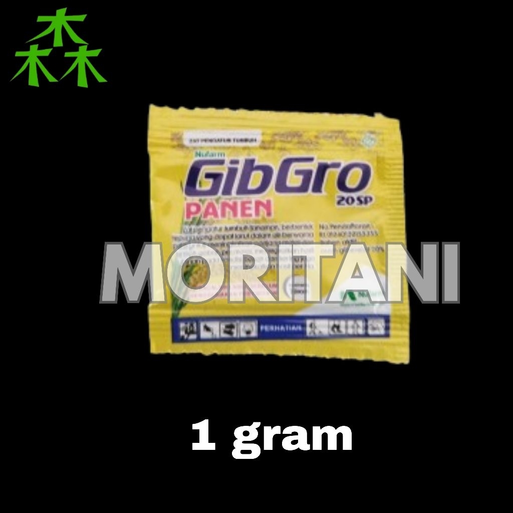 GIBRO PANEN 20 SP 1 gram GA3 20% ZPT Asam Giberelat Untuk Pengisian Bulir padi