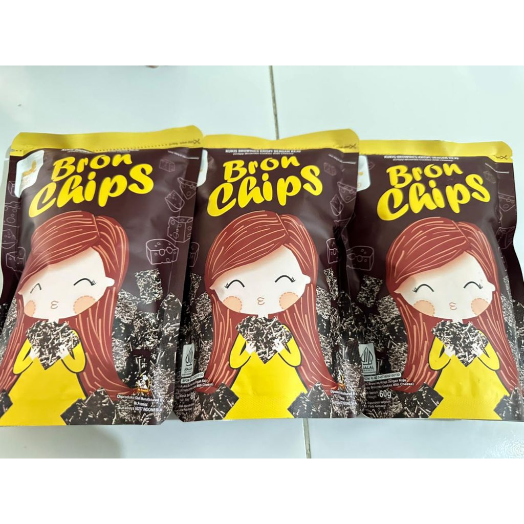 

Bronchips Brownies kering Varian Cheese
