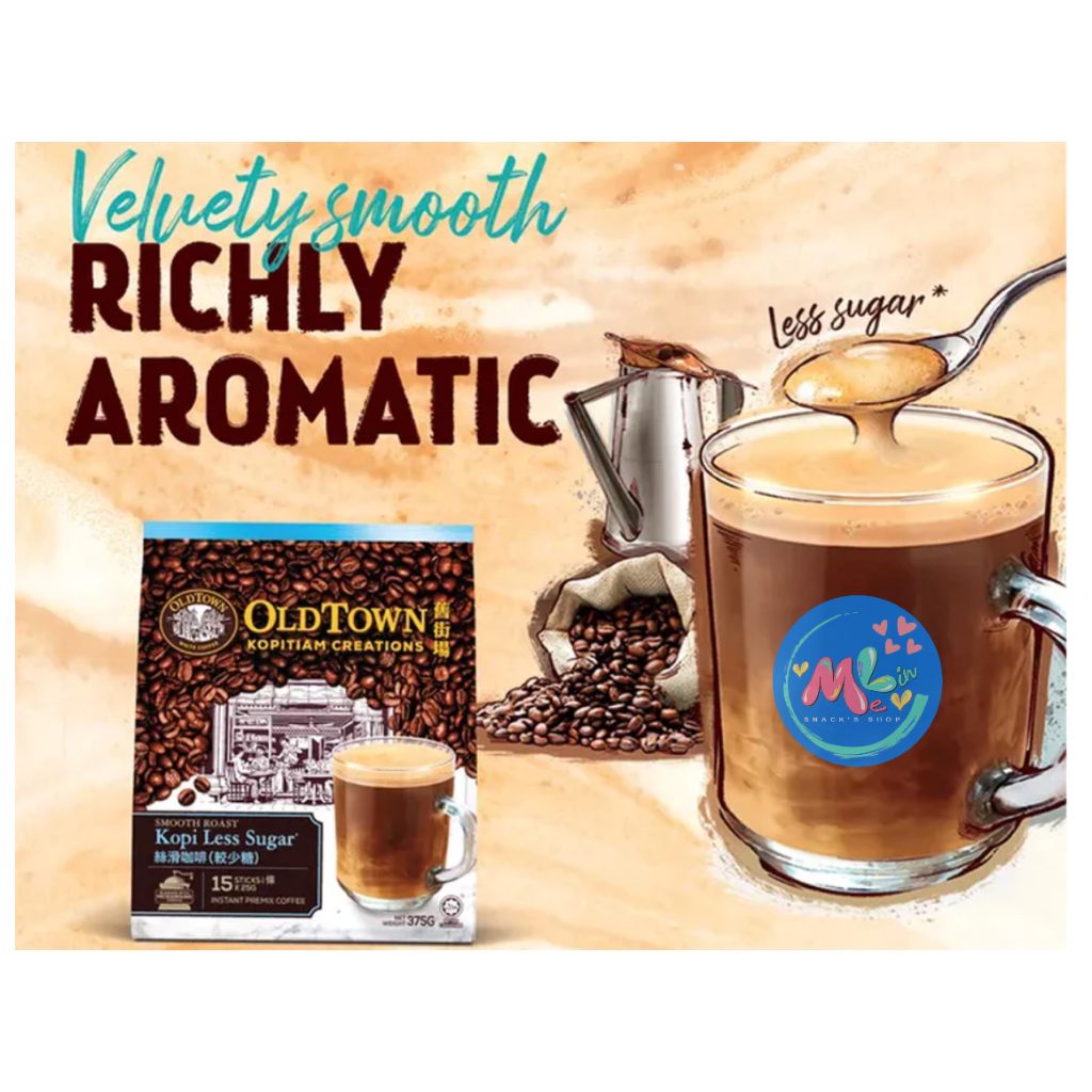

OLDTOWN less sugar Smooth Roast 3IN1 ( 15sX25G )