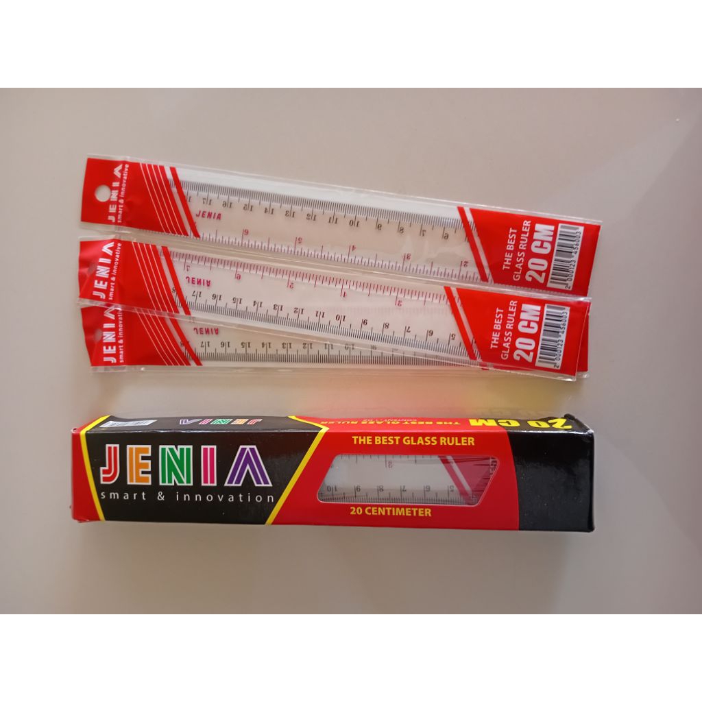 

Penggaris Mistar Jenia 20cm (3 pcs)