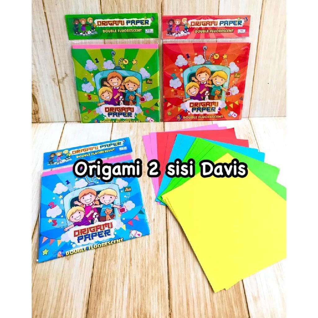 

Kertas Lipat Origami DAVIS 12x12cm (2 Sisi)
