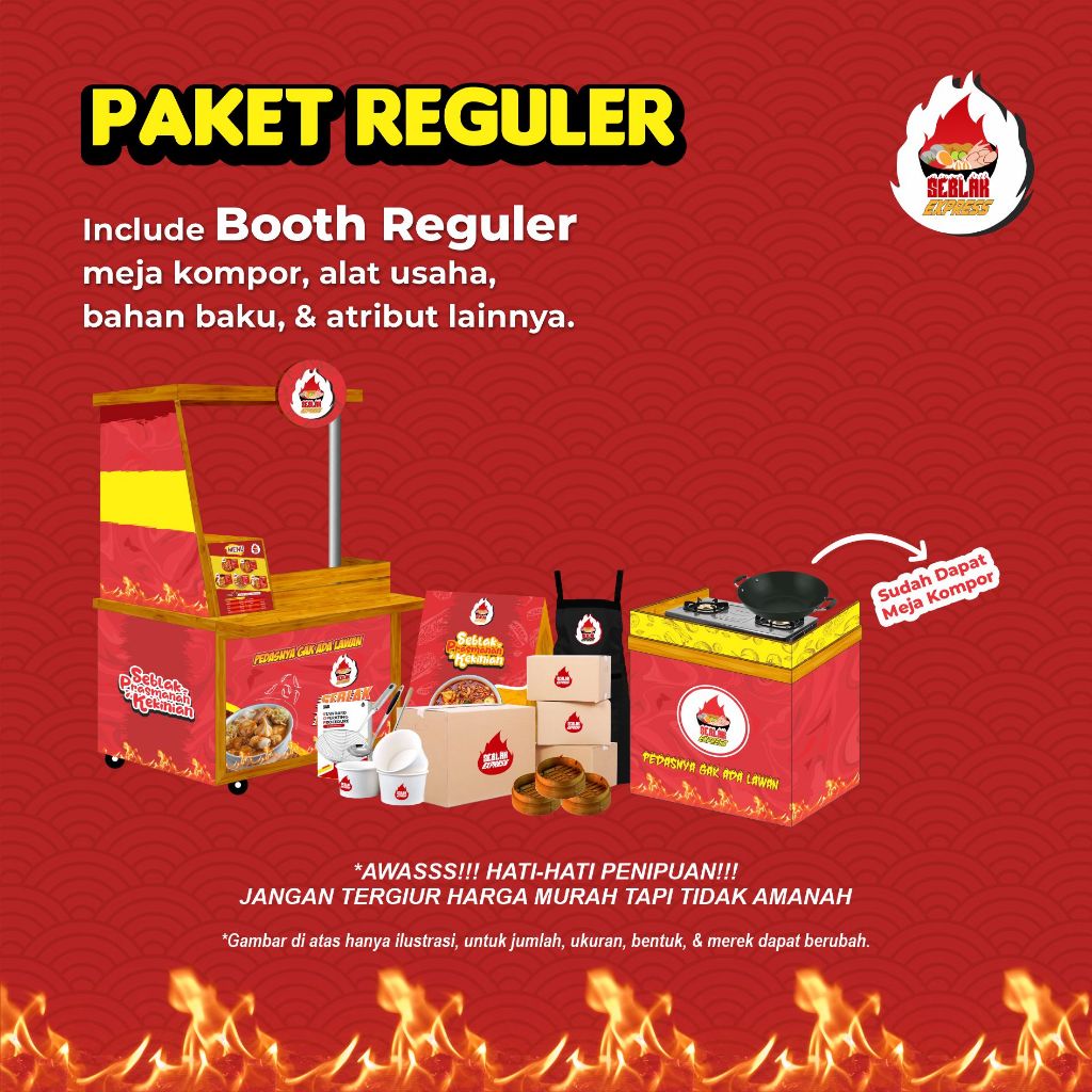 

Paket Usaha Makanan Seblak Kekinian Seblak Express - Paket Reguler