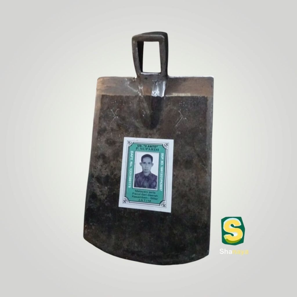 Cangkul Pacul P Anto Supardi Asli Original Ukuran 19cm Cangkul Blitar Baja Isen Asli Super Tebal