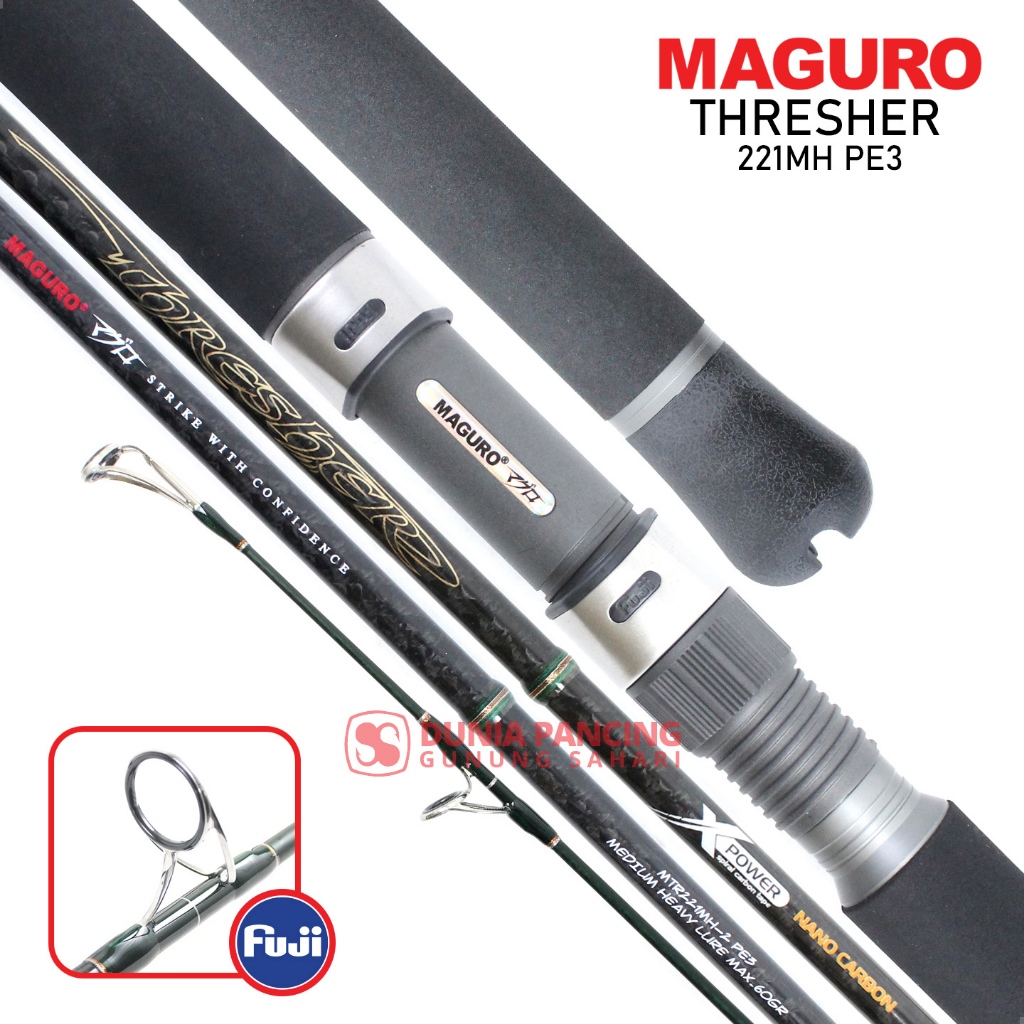 Joran Spinning Maguro Thresher PE3, PE4, PE5
