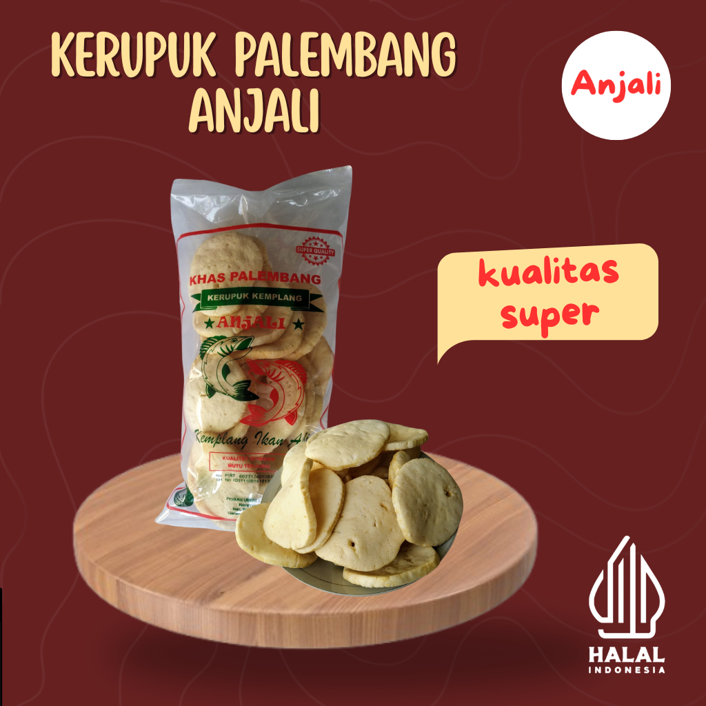

Kerupuk Palembang Besar Kualitas Super 200gram Kerupuk Kemplang Asli Palembang