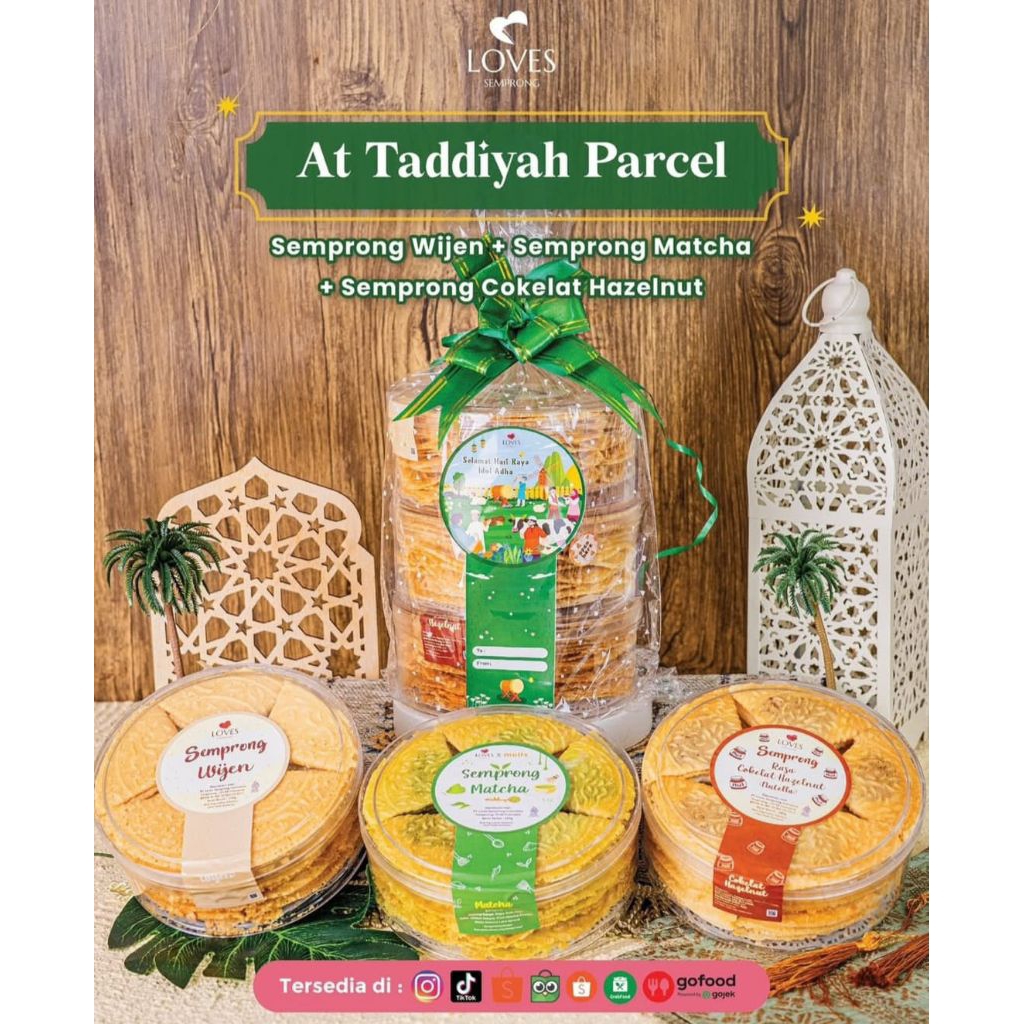 

Hampers Idul Adha - At Taddiyah Parcel; Idul Fitri /Lebaran - Mubarak Parcel - By Loves Semprong