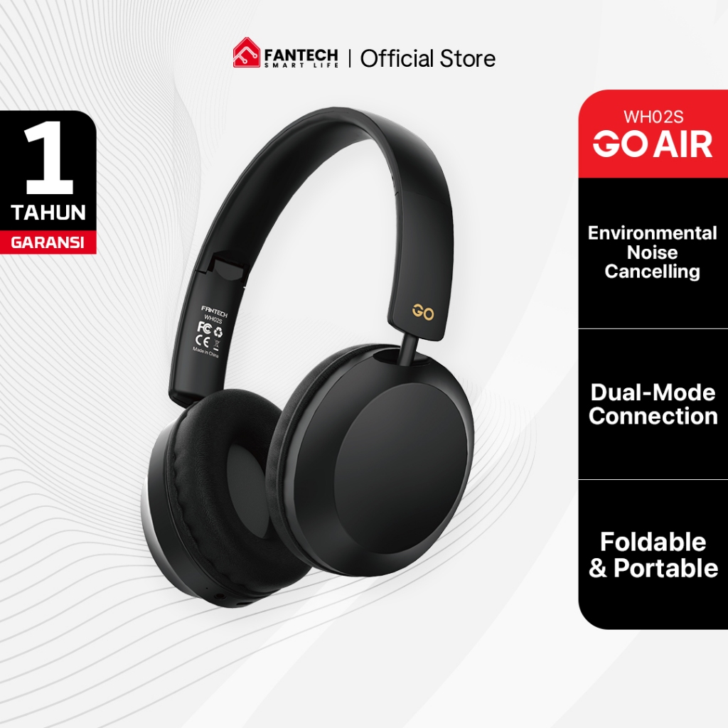 Fantech GO AIR WH02s Headphone ENC Bluetooth Headset Wireless