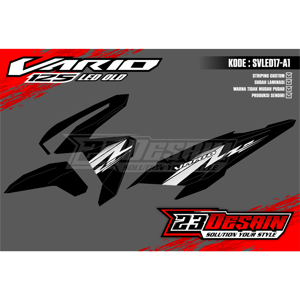 striping vario 125 led old malaysia striping vario new striping click malaysia sticker malaysia vari