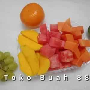 

mix fruit 3/buah potong pepaya dan semangka+mangga/dikirim instan dan sameday