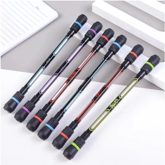 

Spinning Pen - Pulpen Putar Rubber Plastik Non LED Edition Superhero Murah Viral Berkualitas