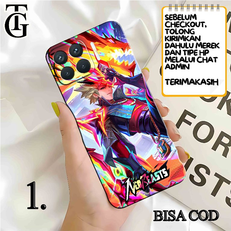 CASING SILIKON PREMIUM MOTIF HERO SKIN NEOBEAST  MOBILE LEGENDS ML UNTUK FOR OPPO A3X A60 A3 PRO 5G 
