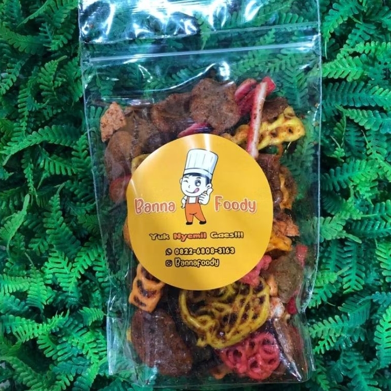 

KERUPUK SEBLAK MIX ISI 100 GRAM | Banna Foody | Snack Viral
