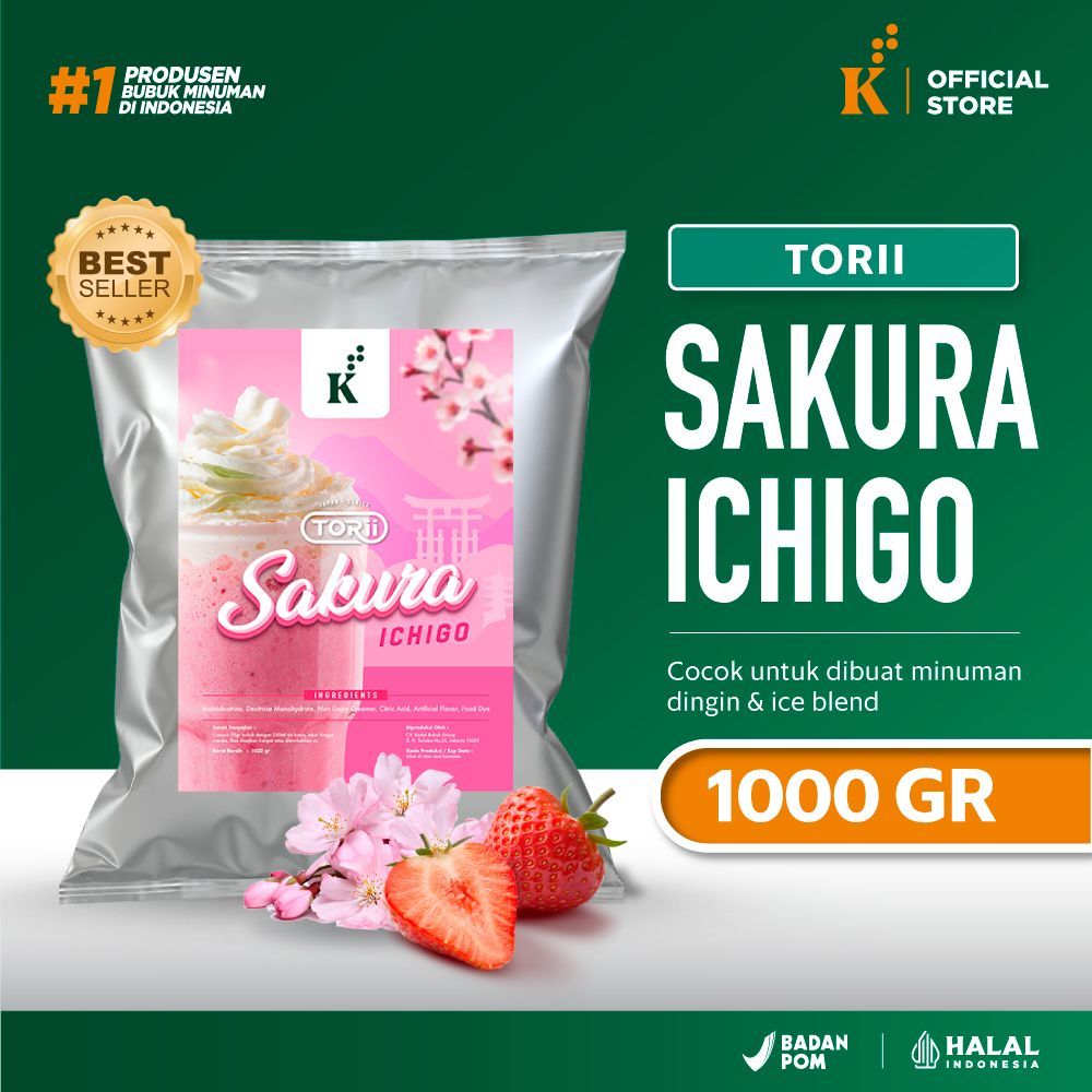 

Bubuk Minuman TORII "Sakura" JAPAN SERIES 1000gr Powder Drink - Kedai Bubuk Javaland
