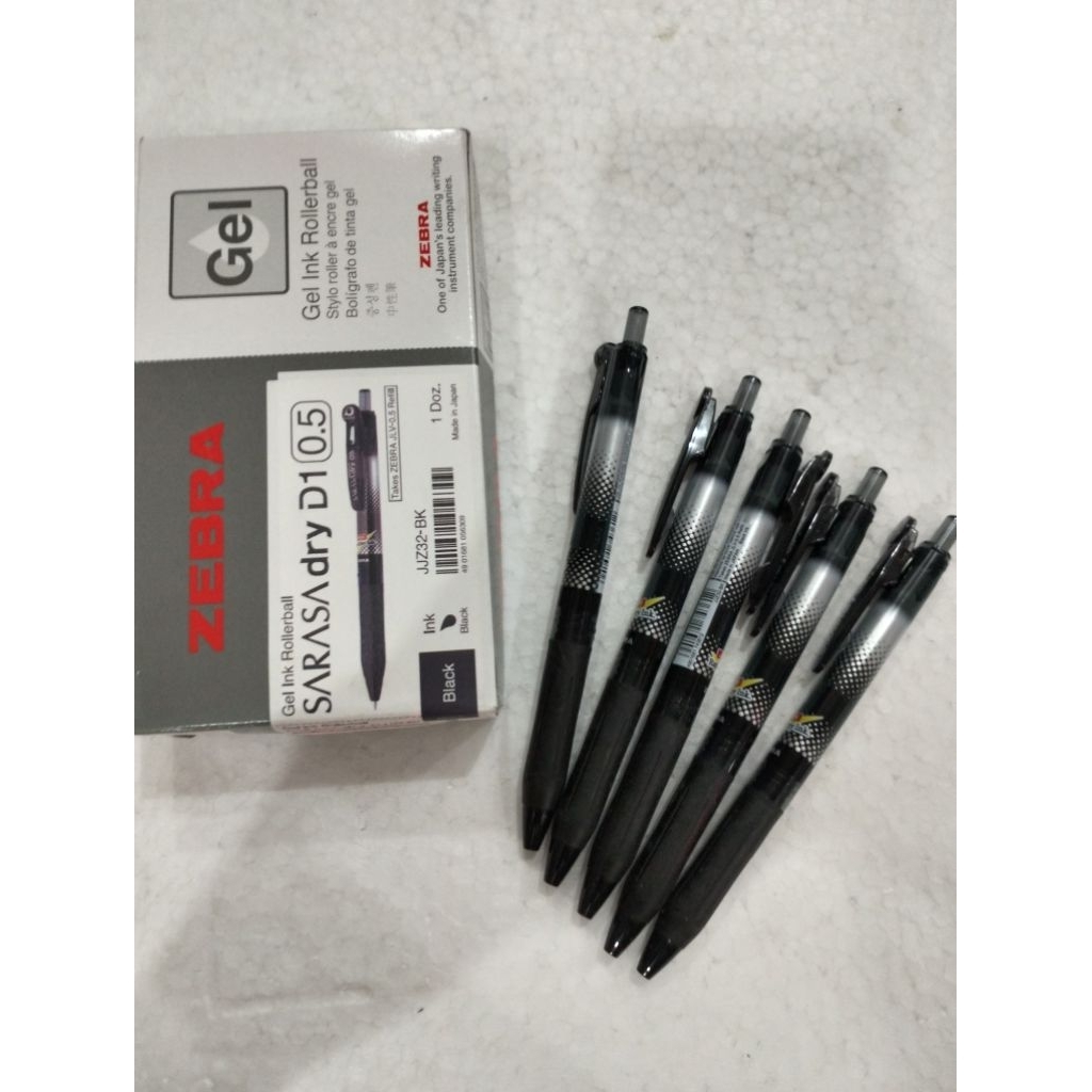 

PEN GEL SARASA DRY D1 HITAM merk ZEBRA
