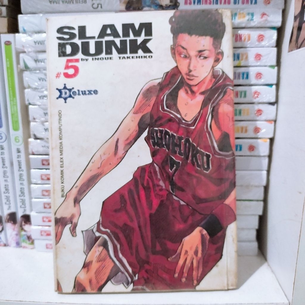 

komik slam dunk deluxe vol 5 eksrent hard cover kondisi cek deskripsi