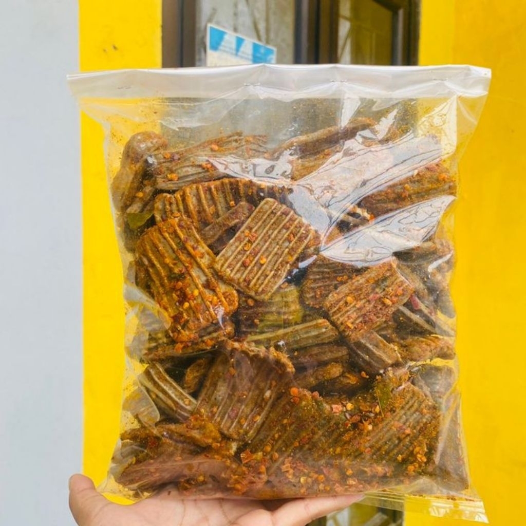 

Kerupuk Asbes Pedass Daun jeruk