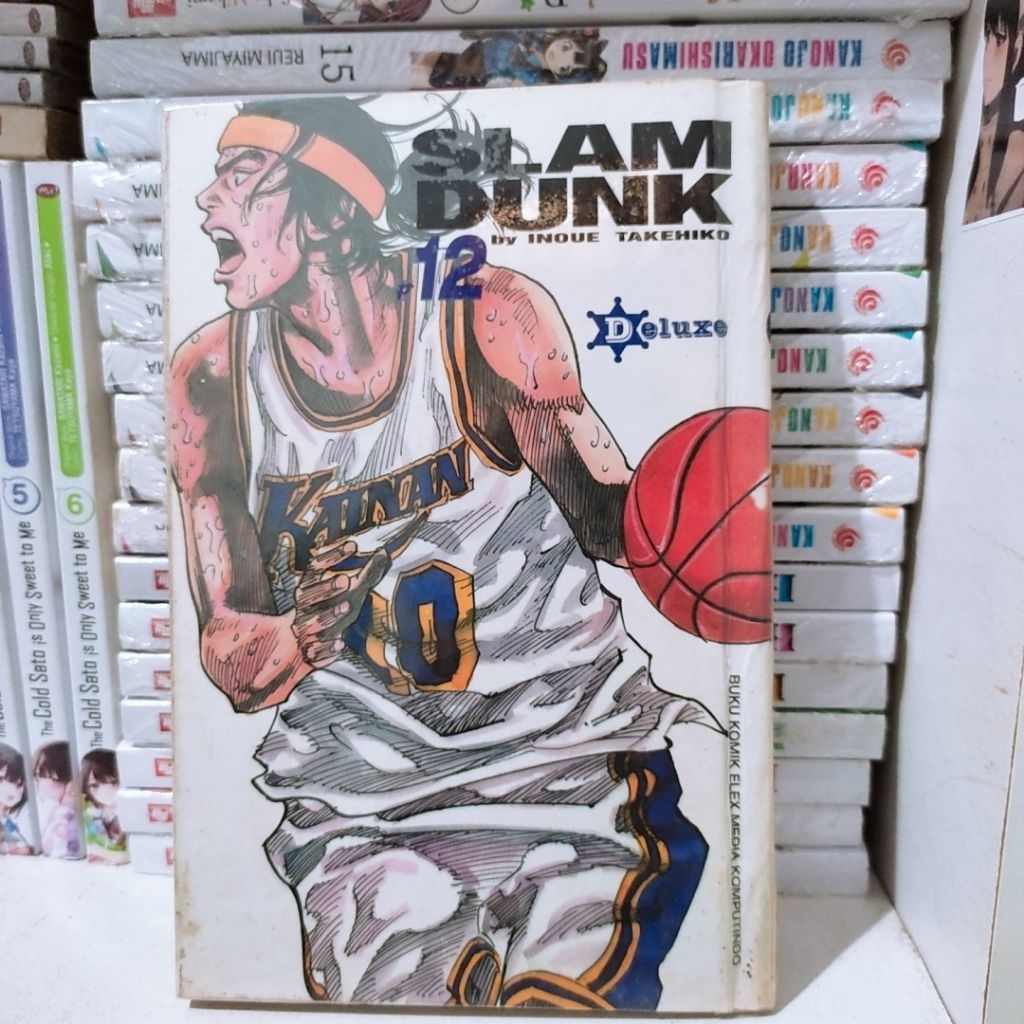 

komik slam dunk deluxe vol 12 eksrent hard cover kondisi cek deskripsi