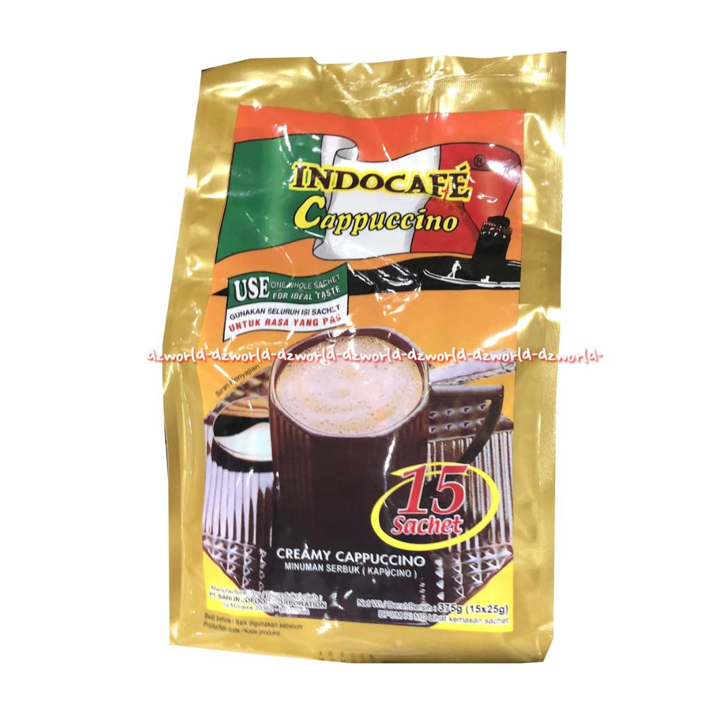 

Indocafe Cappucino 15sachet Kopi Instan Kapucino Dengan Citarasa Yang Nikmat Indo cafe Kapucino Capucino 15pcs