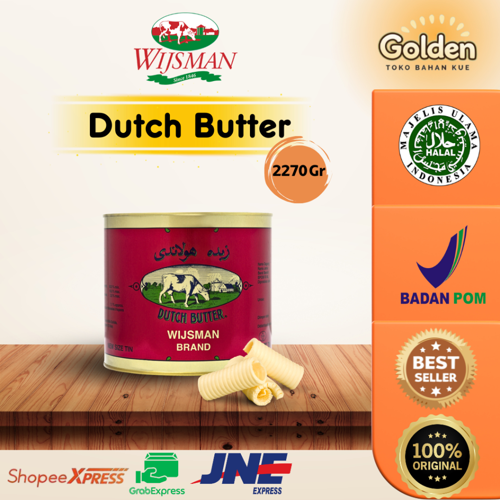 

Wijsman Butter Salted 2270 gr (2,27 Kg) Original