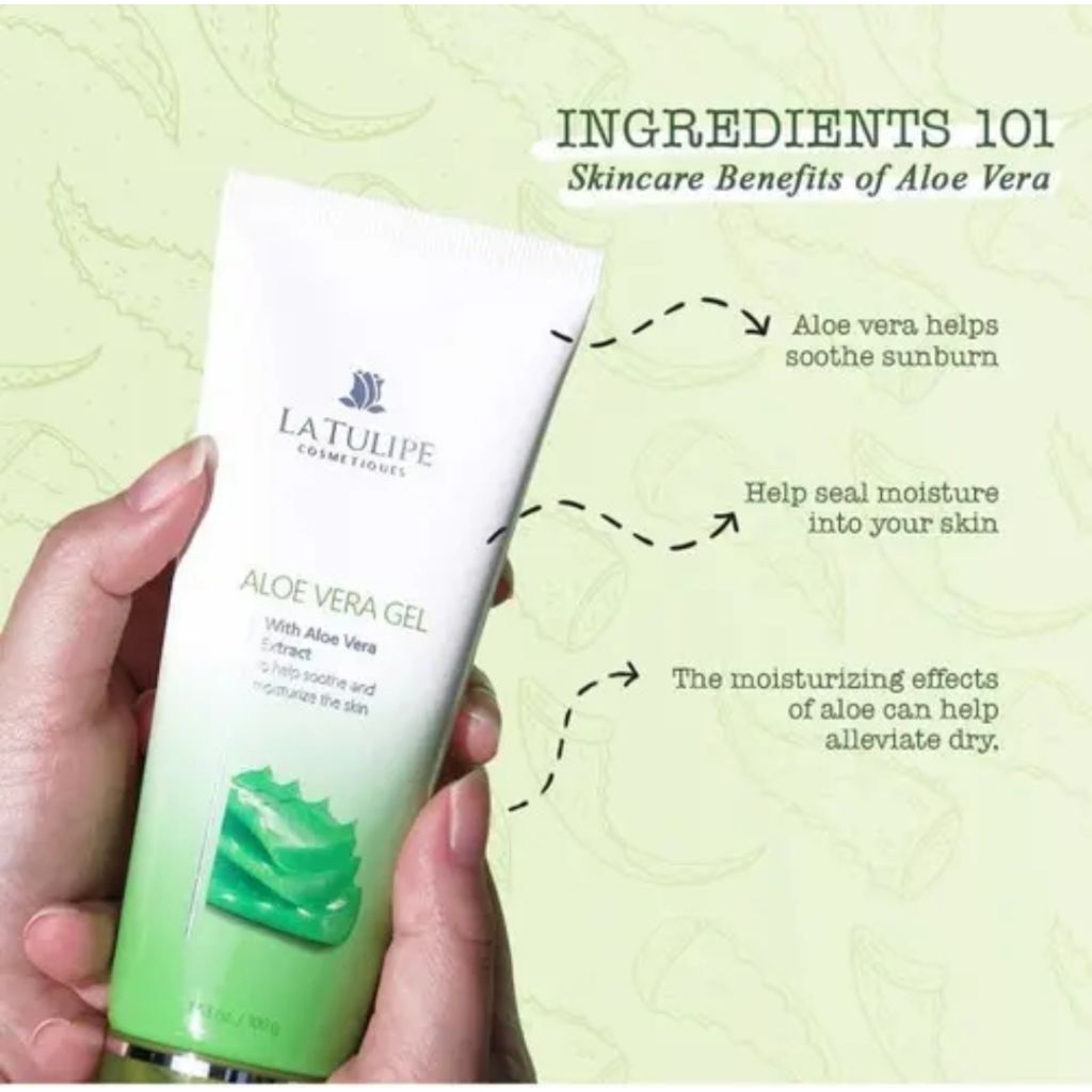 La Tulipe Aloevera Gel Pelembab wajah latulipe