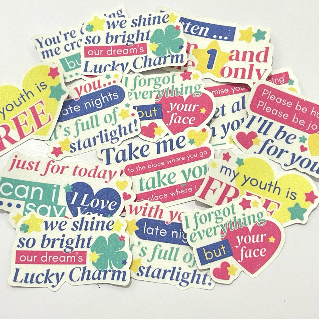 

stiker lyrics boynextdoor fanmerch