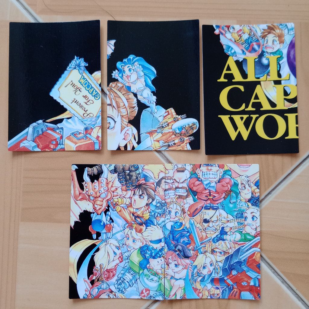 kartu street fighter capcom world 97 vintage 1997 bandai original japan carddass masters