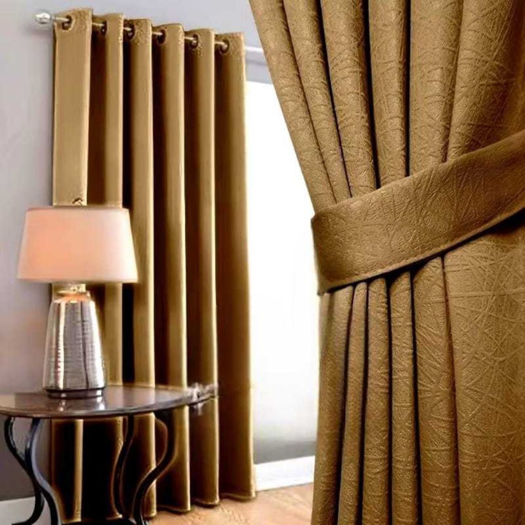 gorden jendela pintu gorden rumah minimalis blackout polos model smokring elegan