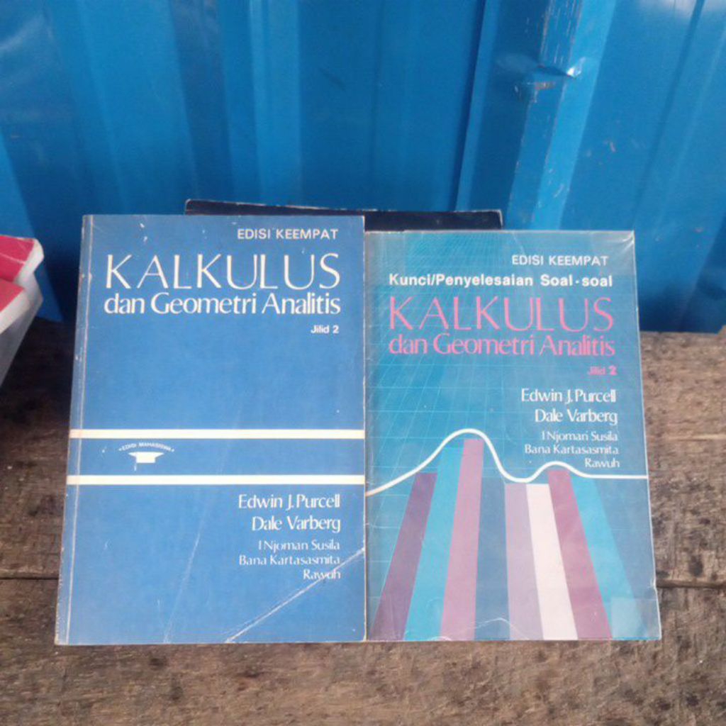original Kalkulus & Geometri Analitis jilid 2 & Kunci Penyelesaian Soal edisi ke-4 oleh Edwin J Purc