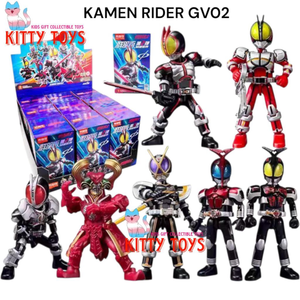 Blokees Kamen Rider Vol 2 Galaxy Version 02 / GV02 / Gacha 1 Pcs / Kamen Rider 555 / Faiz Accel / De